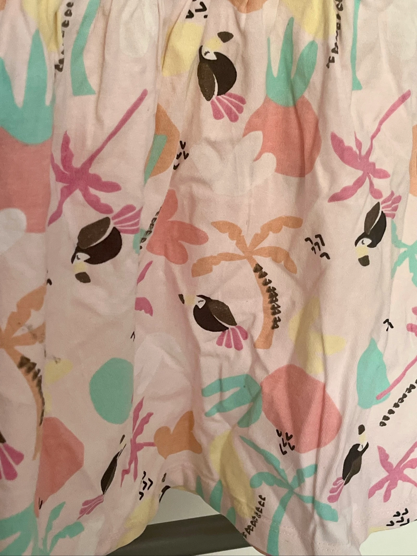 Vestido con motivos de tucán orquesta – photo 3